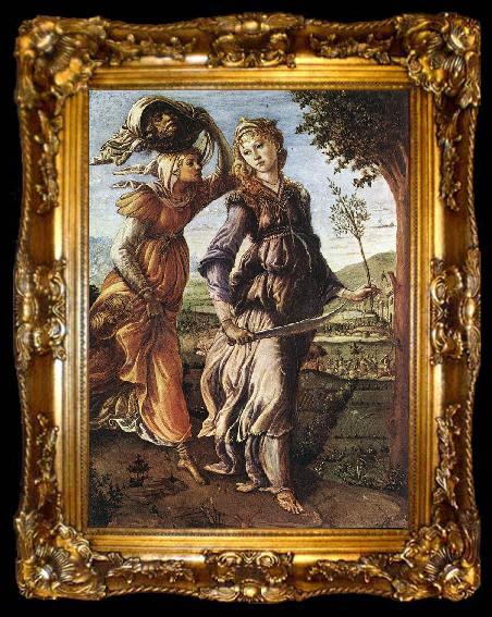 framed  BOTTICELLI, Sandro The Return of Judith to Bethulia  hgg, ta009-2